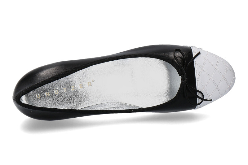 Unützer Ballerina NAPPA NERA / NAPPA BIANCA (41)