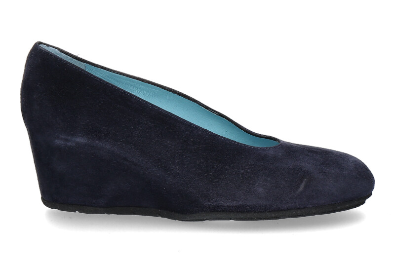 Thierry Rabotin Keilpumps DACIO CAMOSCIO- navy/ dunkelblau