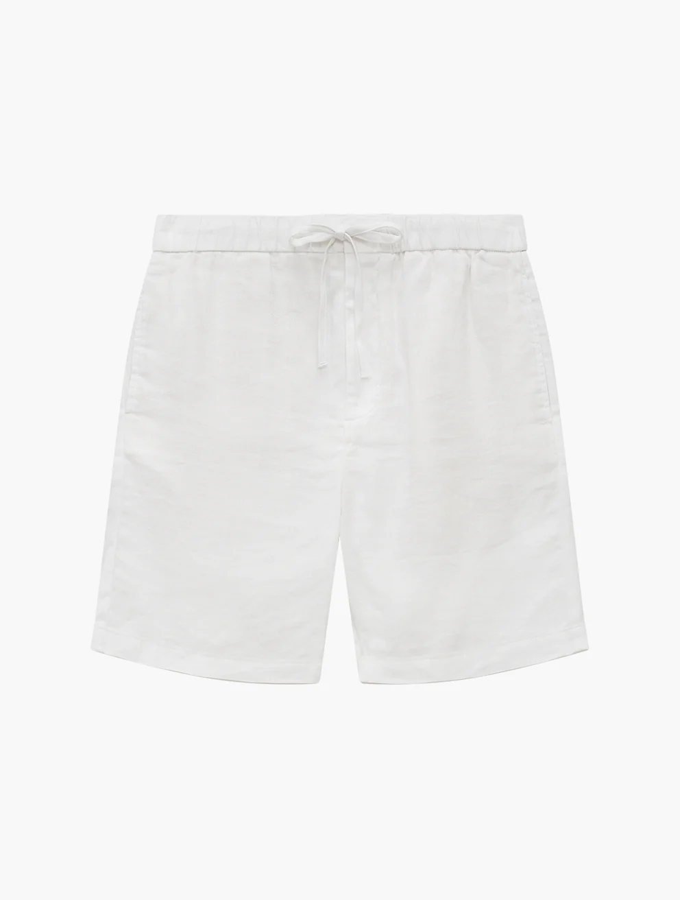Frescobol Carioca Herren- Shorts FELIPE LEINEN- white/weiss