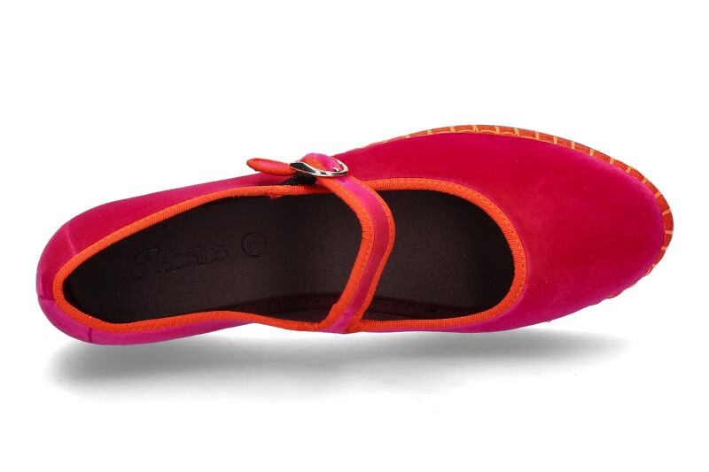 Flabelus Riemenballerina NANA SAMT- pink-orange_221900430_4