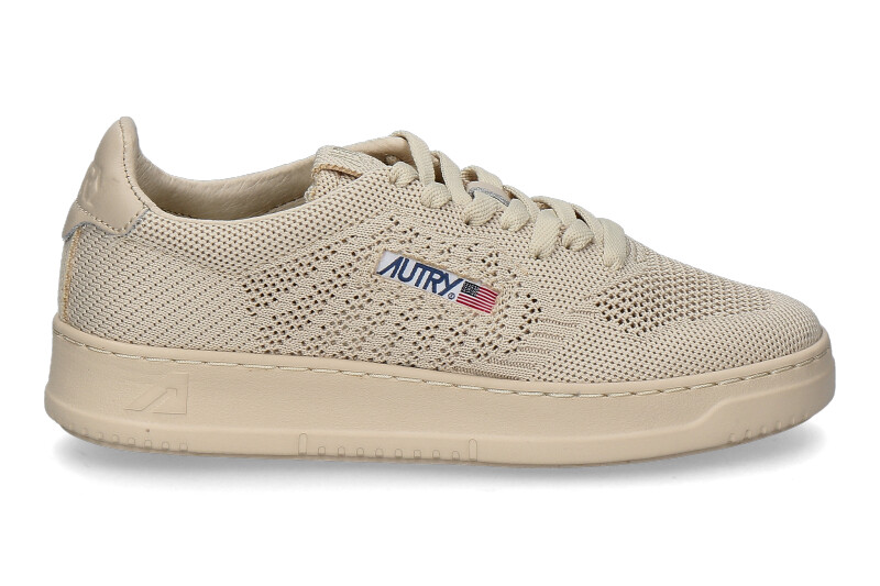Autry Damen- Sneaker EASEKNIT KNIT/LEATHER- creme brulee