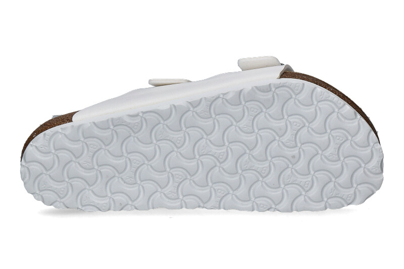 Birkenstock Pantolette ARIZONA NORMAL BIRKO-FLOR WEISS (41)