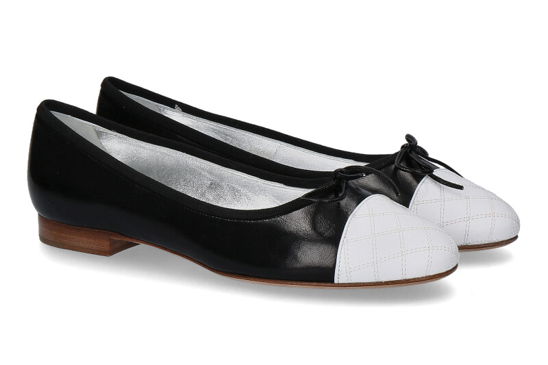 Unützer Ballerina NAPPA NERA / NAPPA BIANCA (41)