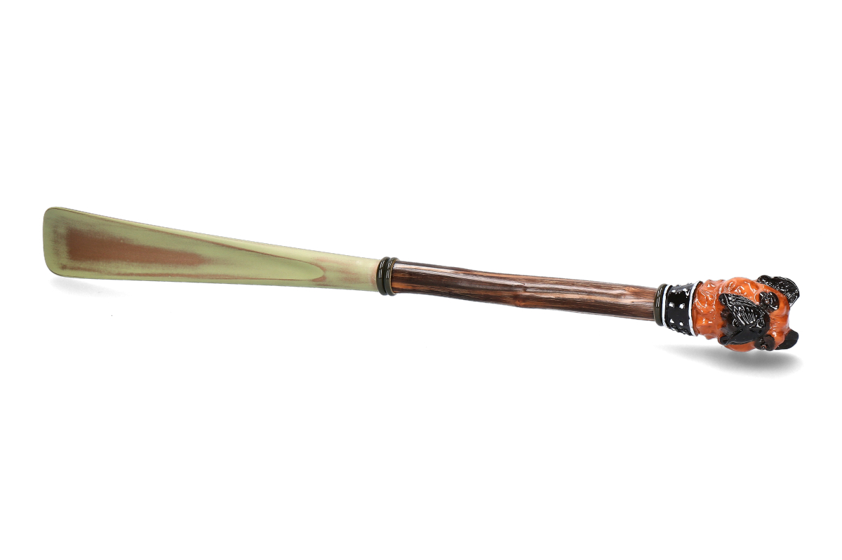 Utile4 Schuhanzieher PUG DOG- verde/ chestnut