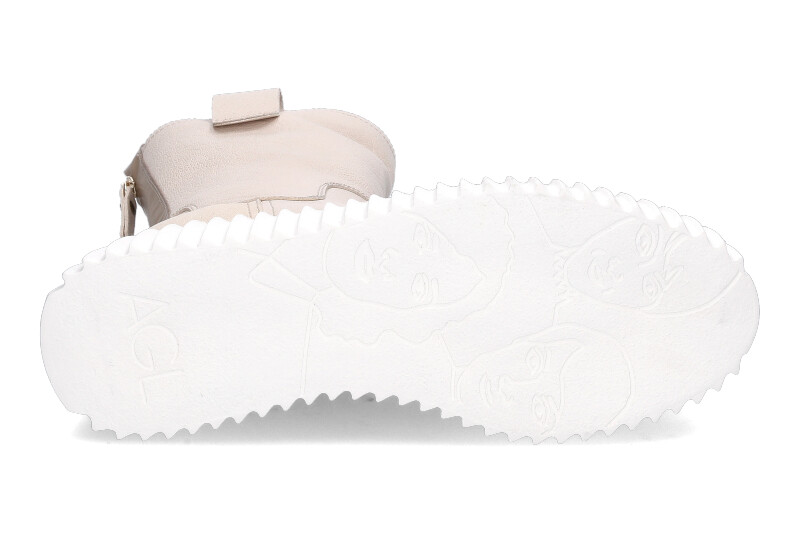 AGL Combat Boots NAPPA MILK CREAM (39½)