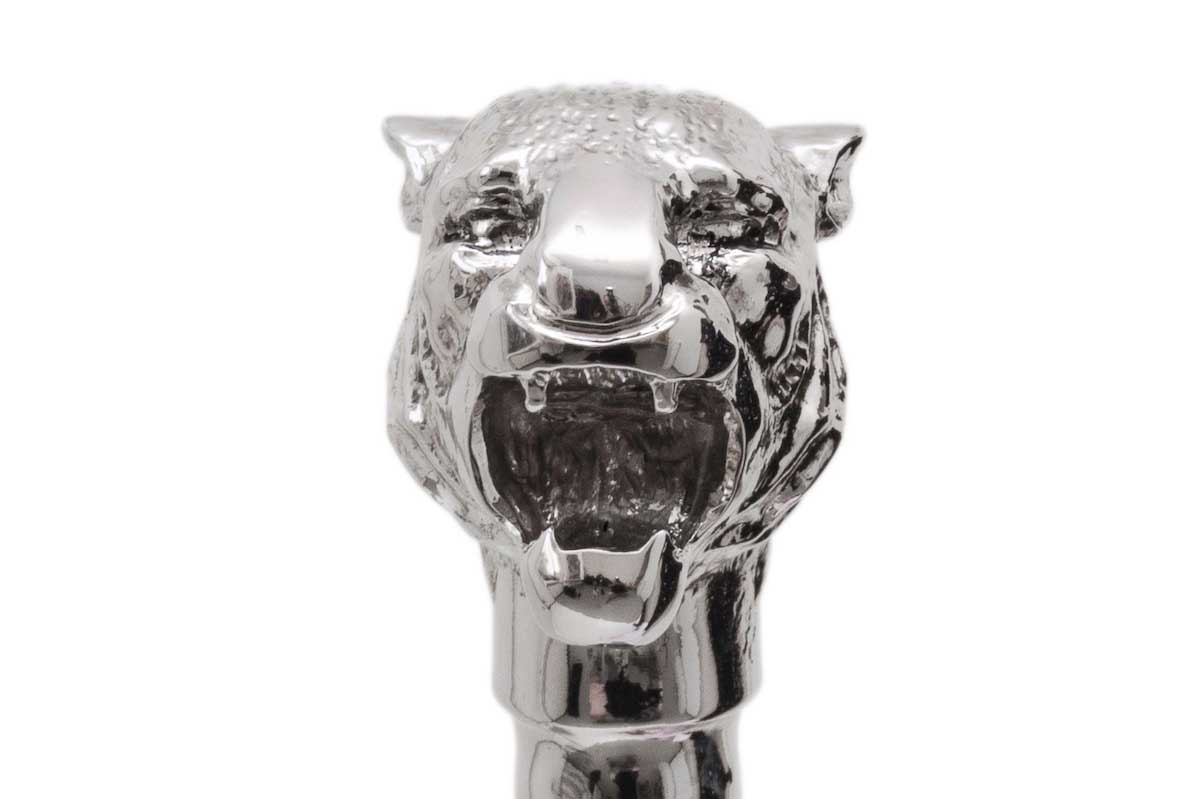 Pasotti Schuhanzieher TIGER- silber/ braun