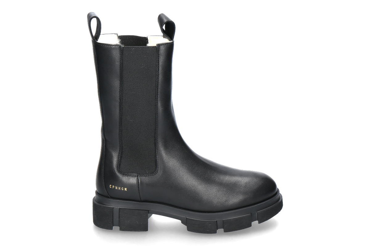 Copenhagen Studios Damen Chelsea Boot CPH500 gefüttert- black/ schwarz