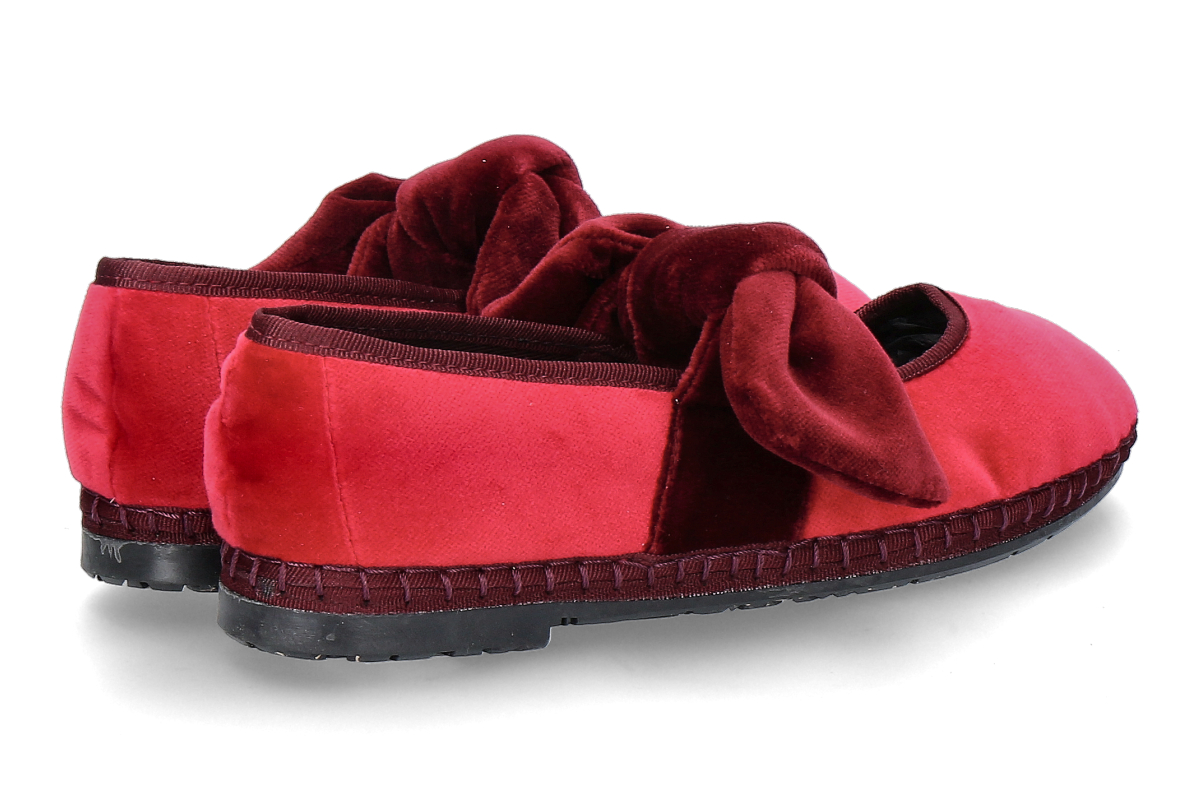 Flabelus Ballerina LYRA SAMT- burgundy_221500116_2