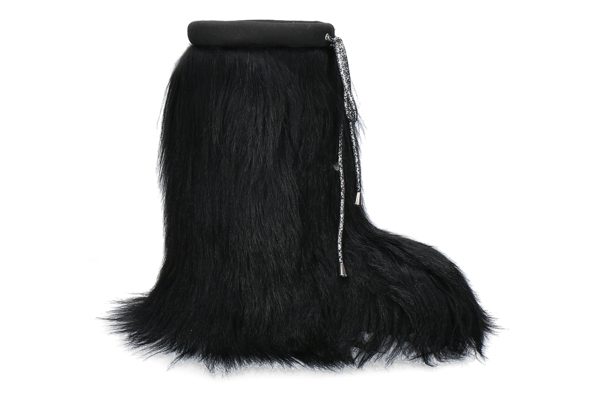 Oscar Sport Damen- Fellstiefel 04 CAPRA- black/ schwarz