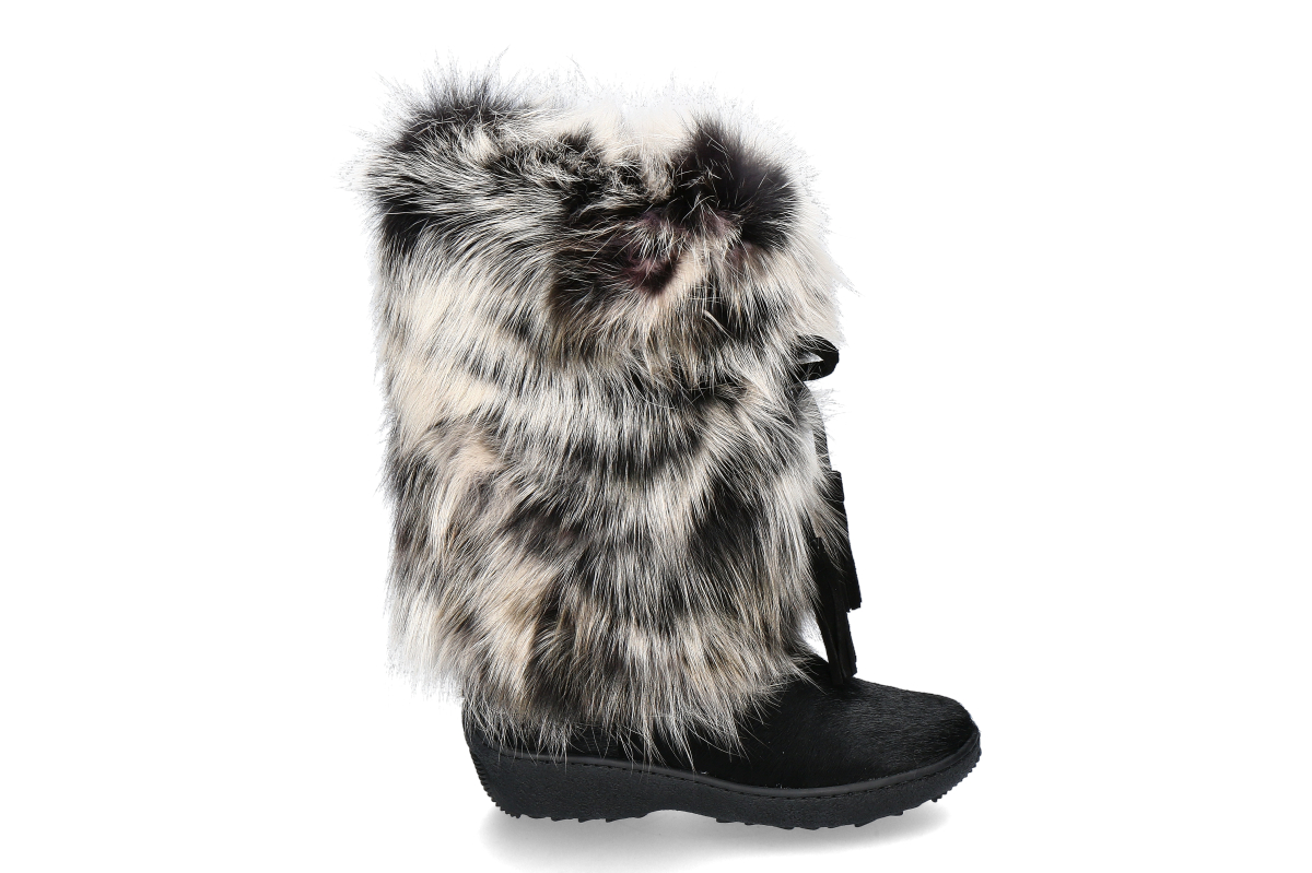Oscar Sport Fellstiefel VOLPE BITONO- schwarz/ weiss