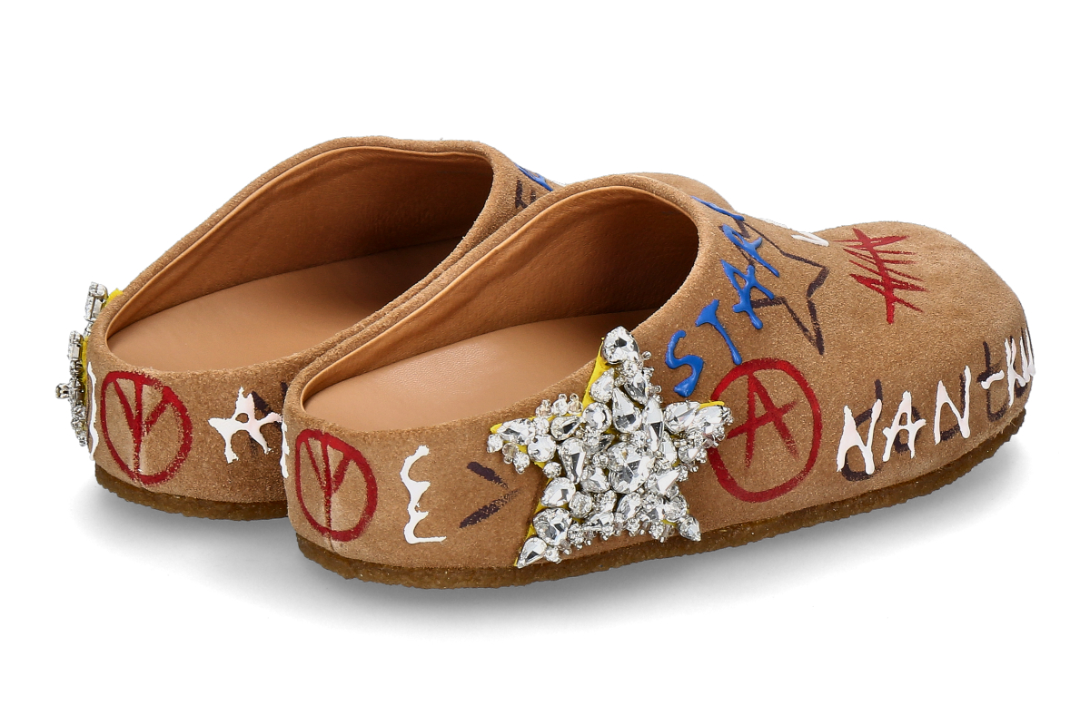 Nan-Ku Couture Pantolette EFSO8 - camel_232300099_2