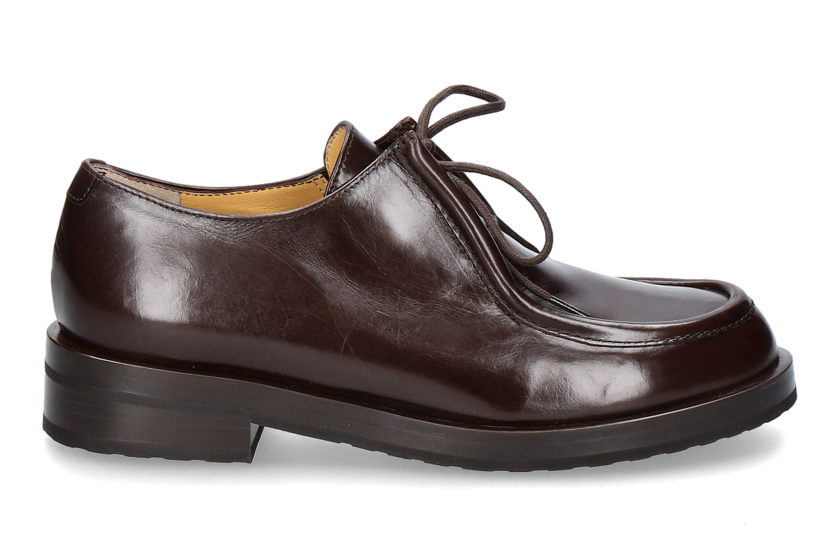 Truman's Schnürschuh VITELLO - dunkelbraun