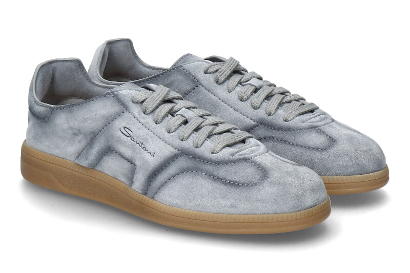 Santoni Herren- Sneaker OLY CUBE- grey/ grau- blau