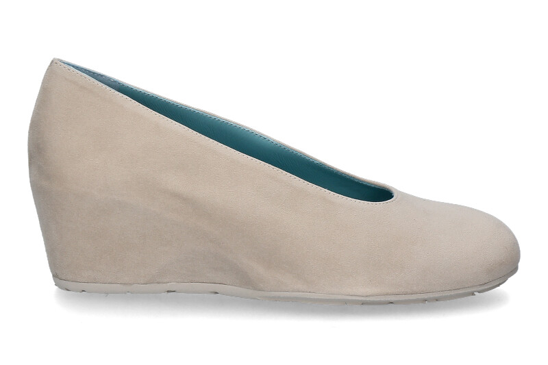 Thierry Rabotin Keilpumps DACIO CAMOSCIO- light ivory/ hellbeige