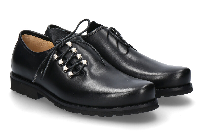 Dirndl + bua Herren- Trachtenschuh SOFTY- schwarz