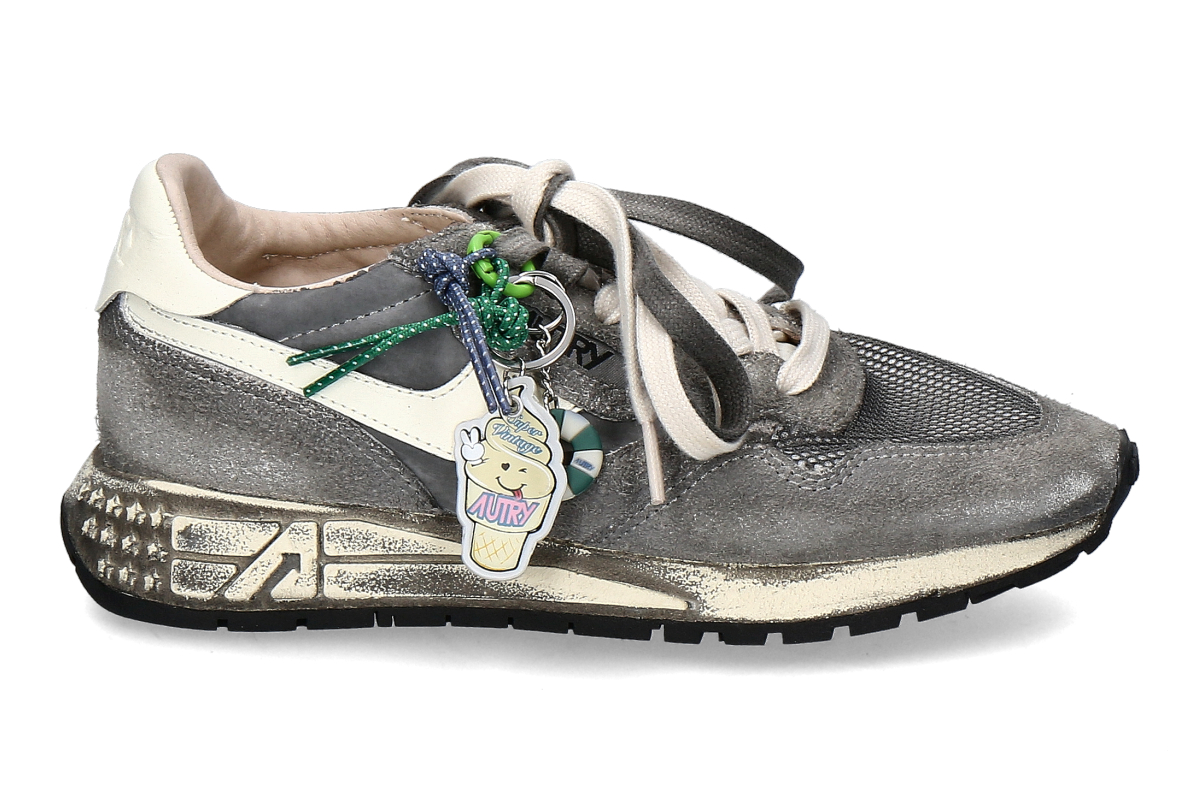 Autry Damen- Sneaker REELWIND SUPER VINTAGE YS07- grau/ weiß