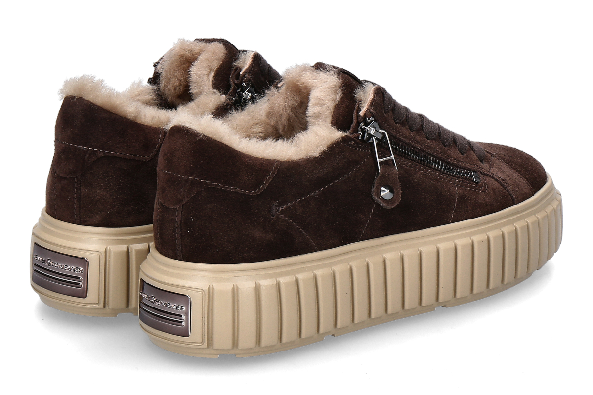 Kennel Schmenger Sneaker gefüttert ZAP SUEDE- dunkelbraun_232300078_2