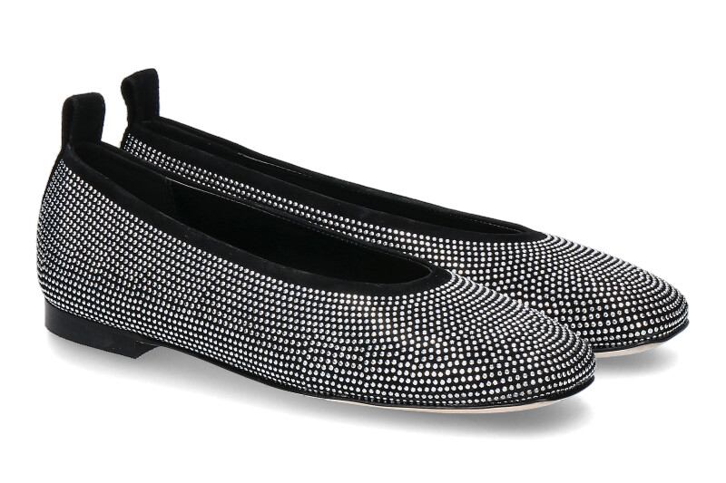 Odare Ballerina AGATA CAMOSCIO- nero