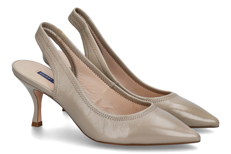 Stuart Weitzman Slingpumps ODETTE STONE GLEAMING TRIPON (38)