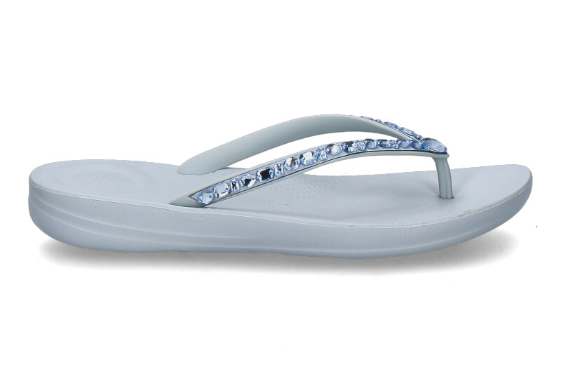 Fitflop Zehentrenner IQUSHION MULTI-CRYSTAL ERGOMOMIC- quiet blue/blau