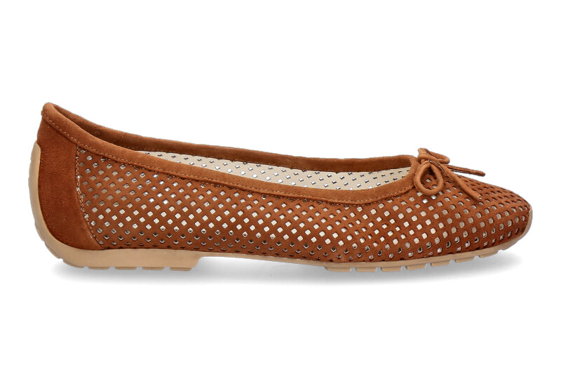 Mania Ballerina PERFORATO CAMOSCIO COGNAC (42)