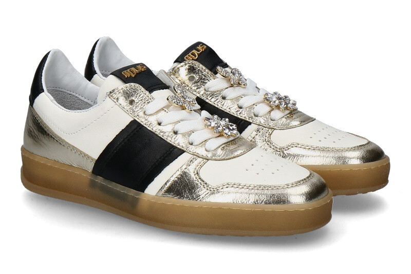 Mjus Sneaker NAPPA- platino/bianco/nero
