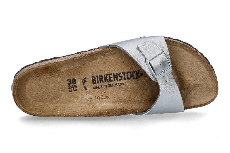 Birkenstock Pantolette SCHMAL MADRID BS- silver/ silber
