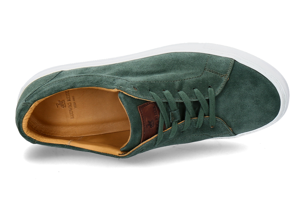 Ludwig Reiter Herren- Sneaker TENNIS VELOUR- dunkelgrün_132900331_5