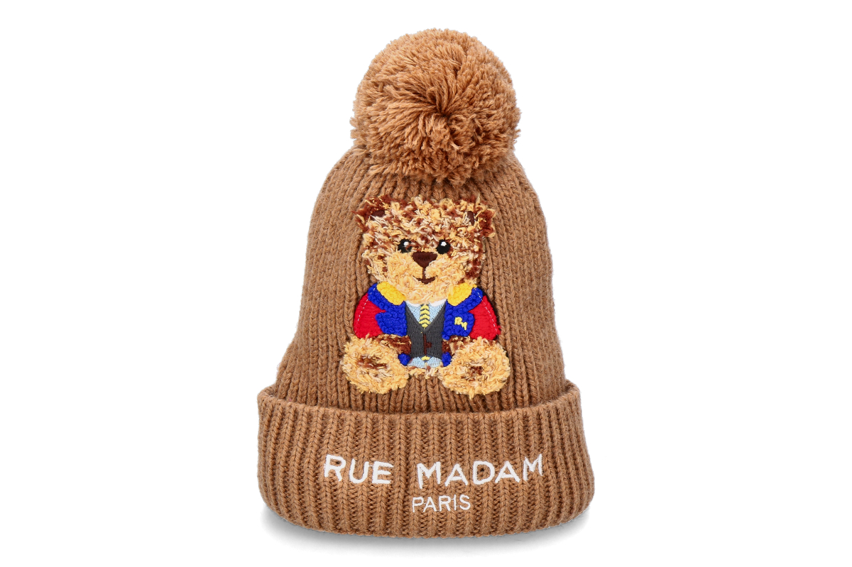 Rue Madam Beanie MARVIN- soft camel/ braun