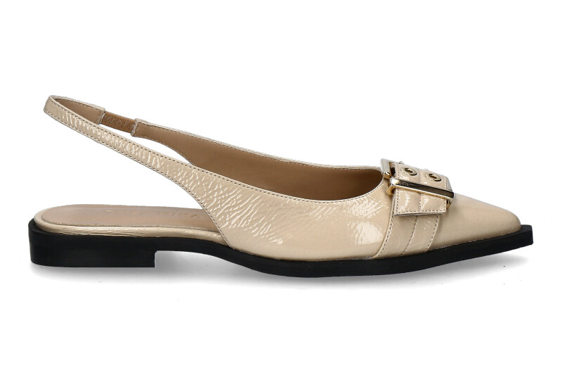Thea Mika Slingballerina- NAPLAK- ecru/hellbeige