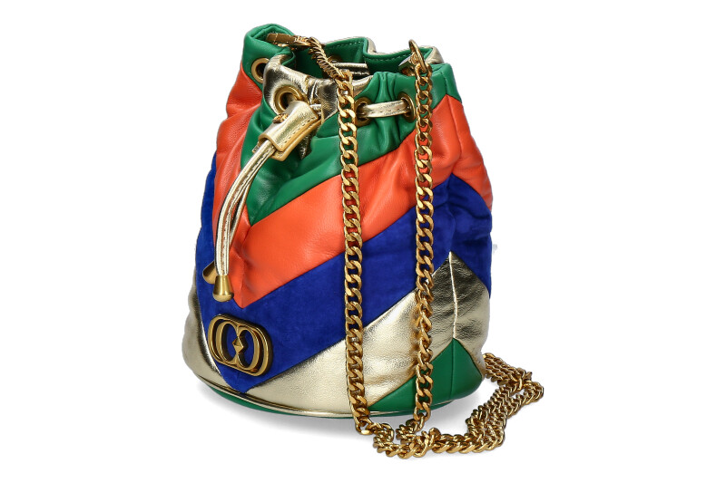 La Carrie Beuteltasche AMITOLA SMALL LEATHER MULTI NAVY