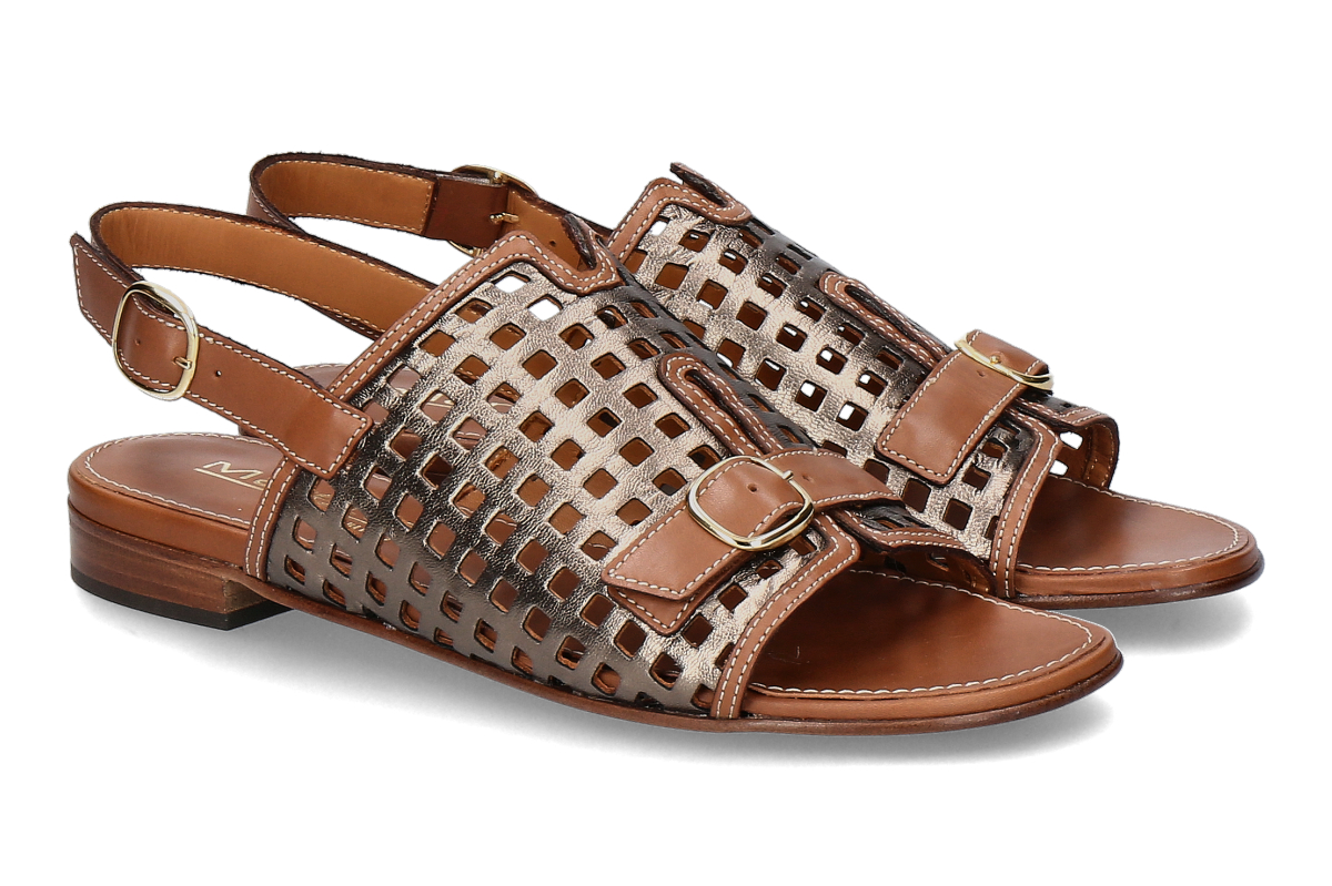 Maretto Sandale 2460 NAPPA- tabacco/ anthrazit