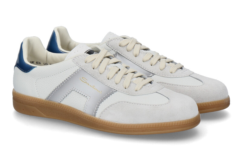 Santoni Herren- Sneaker DBS OLYMPIC- white/ weiss