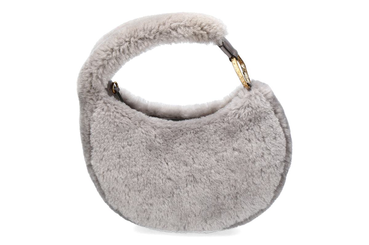 Biagini Ballon-Tasche BALOON FURRY - grigio / grau