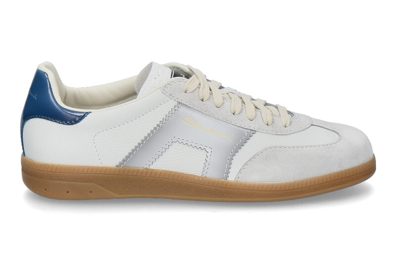 Santoni Herren- Sneaker DBS OLYMPIC- white/ weiss