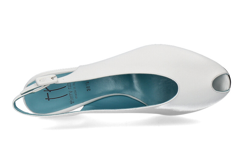 Thierry Rabotin Sandale CHARMING NAPPA BIANCO (39)