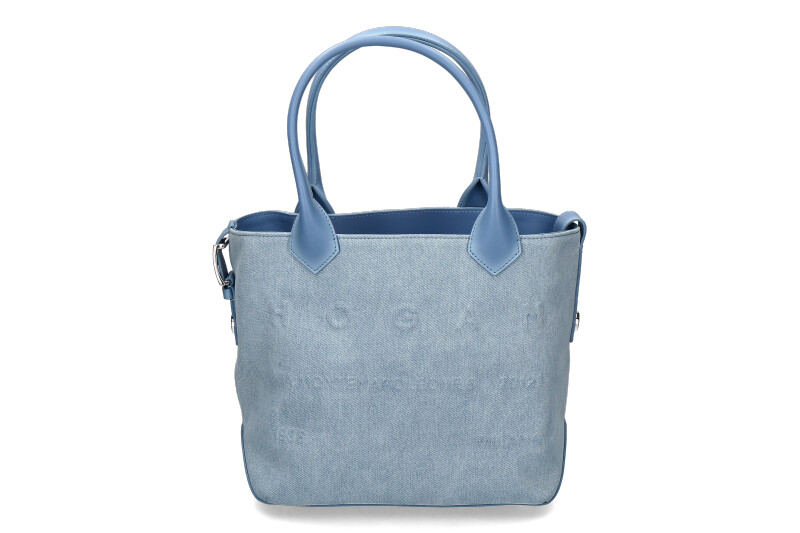 Hogan Shopper SCRIPT MEDIA EMBOSSED- denim 