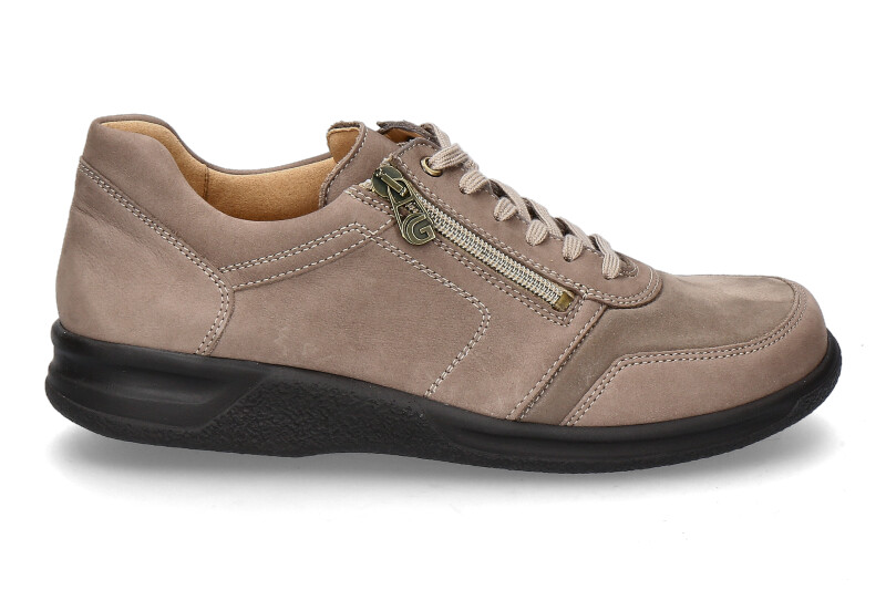 Ganter Herren- Sneaker KURT K VARIO SENSITIV SOFTNUBUKLEDER- darktaupe