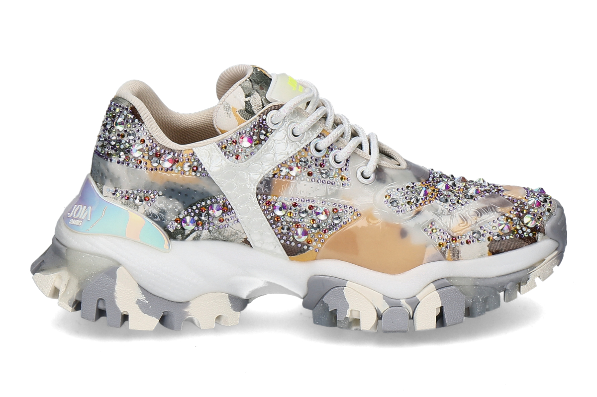 Joia Paris Damen- Sneaker JEWEL- grau/ orange