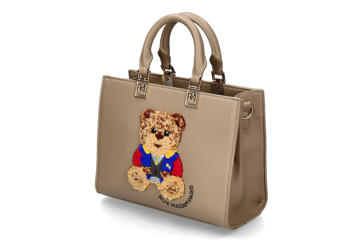 Rue Madam Mini-Tote Bag MARVIN- taupe/ grau