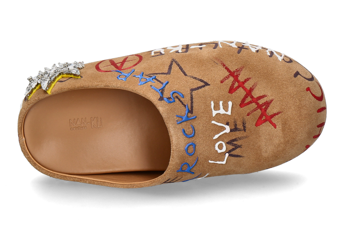 Nan-Ku Couture Pantolette EFSO8 - camel_232300099_4