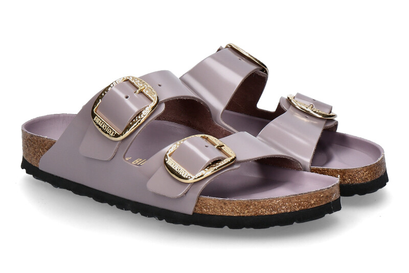 Birkenstock Pantolette ARIZONA BIG BUCKLE SCHMAL- faded purple/ lila