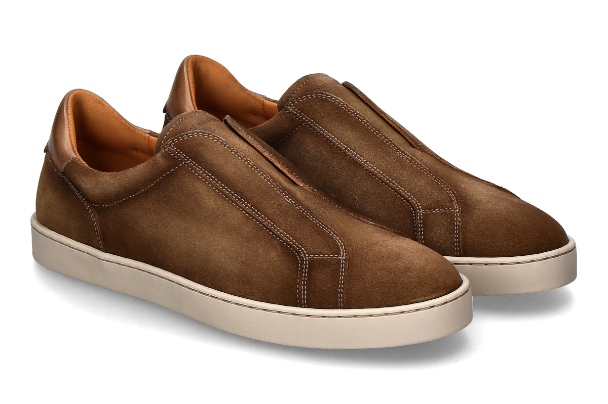 Magnanni Herren- Slip-On Sneaker COSTA- roccia/ braun