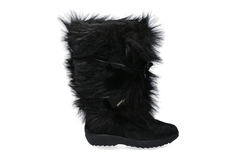 Oscar Sport Damen Fellstiefel GIADA FAUX FUR - schwarz