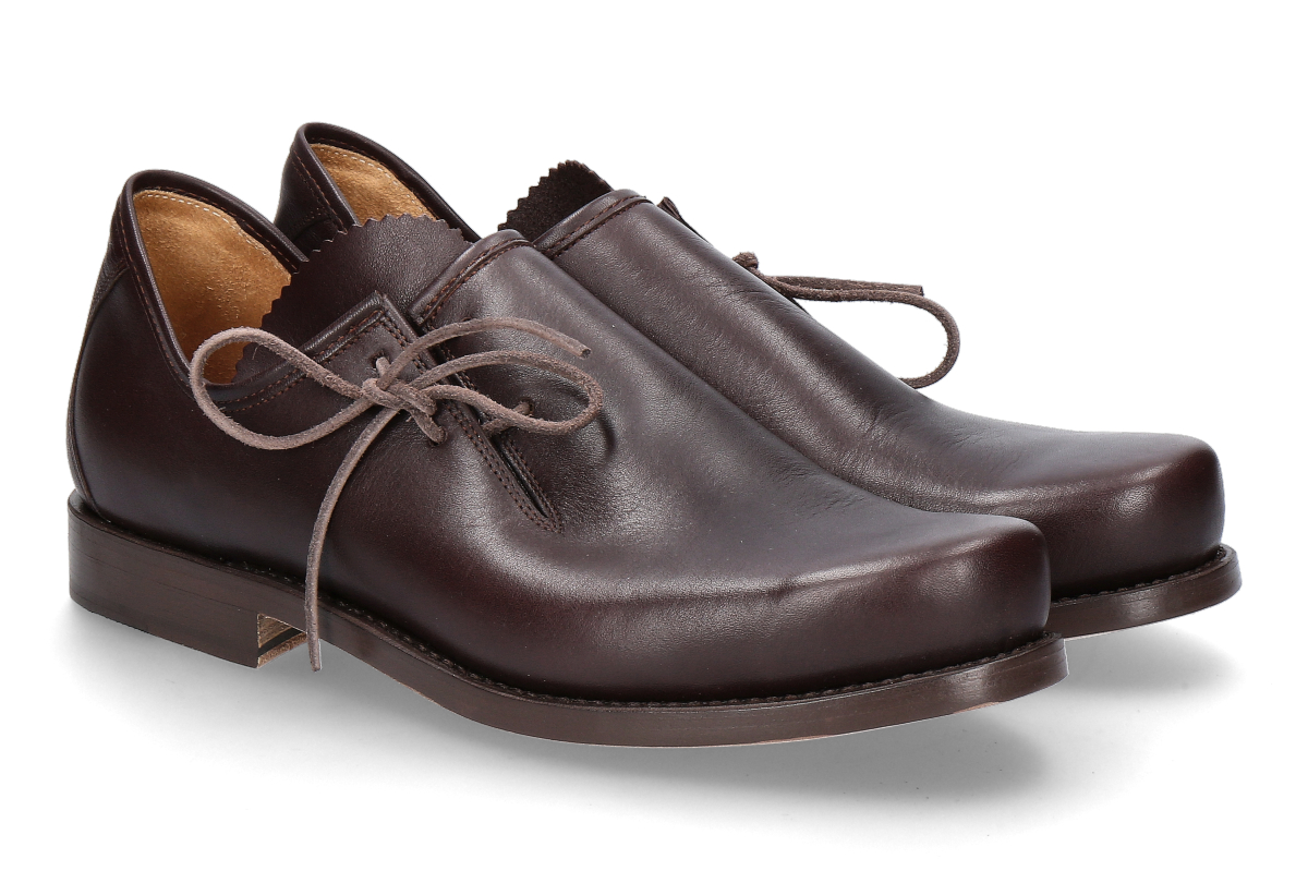 Original Haferl Trachtenschuh HUBERT- kaffeebraun