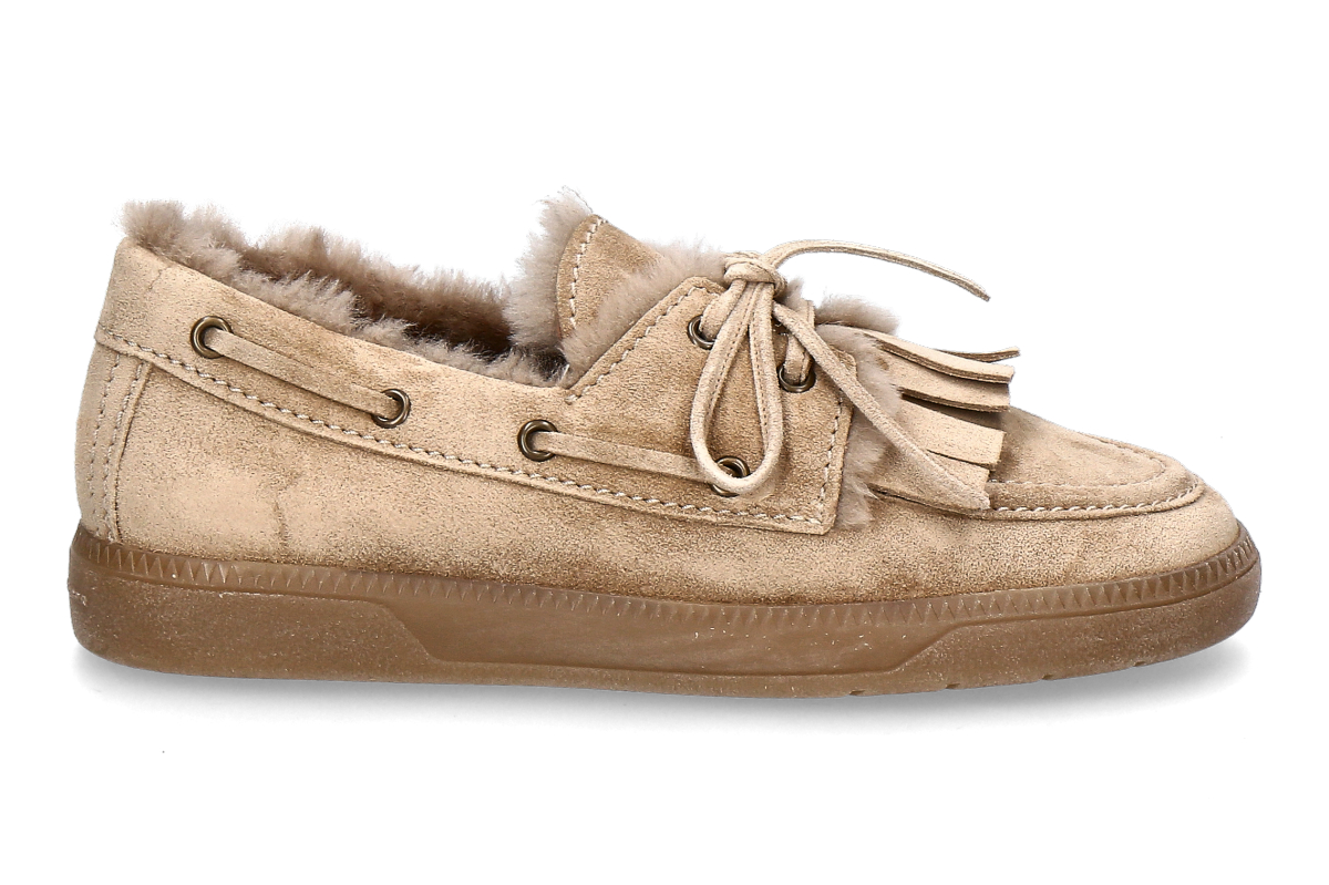 Kennel & Schmenger Schnürschuh gefüttert POP SUEDE- nuts/ hellbraun