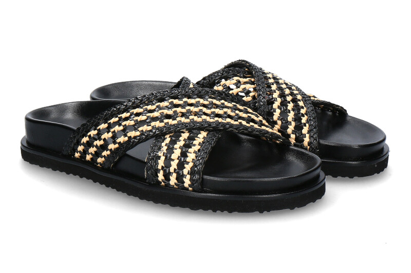 Inuovo Pantolette 396052 GOAT- schwarz