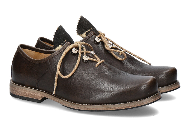 dirndl + bua Trachtenschuh SANTIAGO ANTIKBOCK oliv ahorn