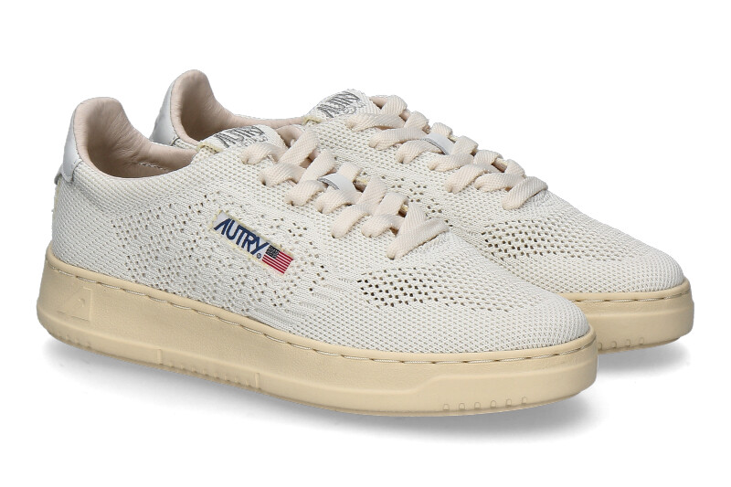 Autry Damen- Sneaker EASEKNIT KNIT/LEATHER- weiss/ivory