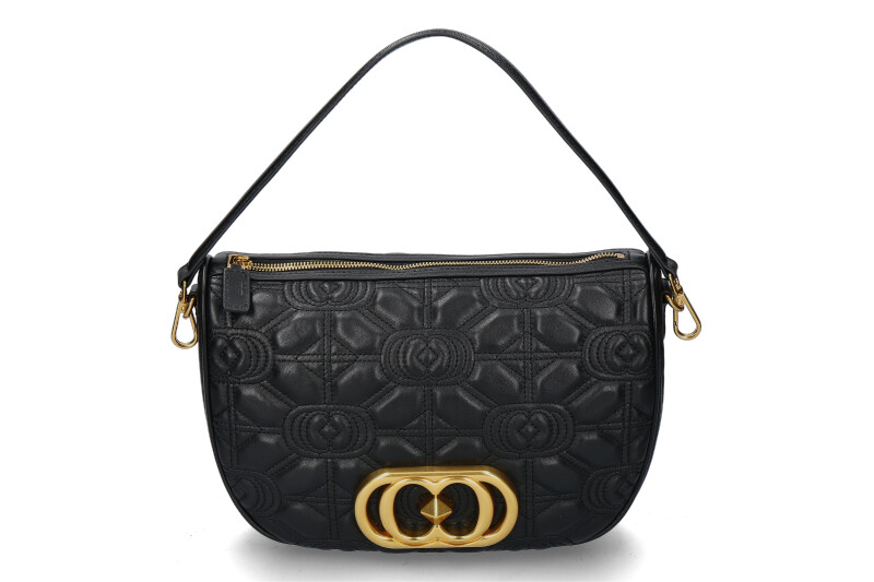 La Carrie Schultertasche LEATHER BLACK